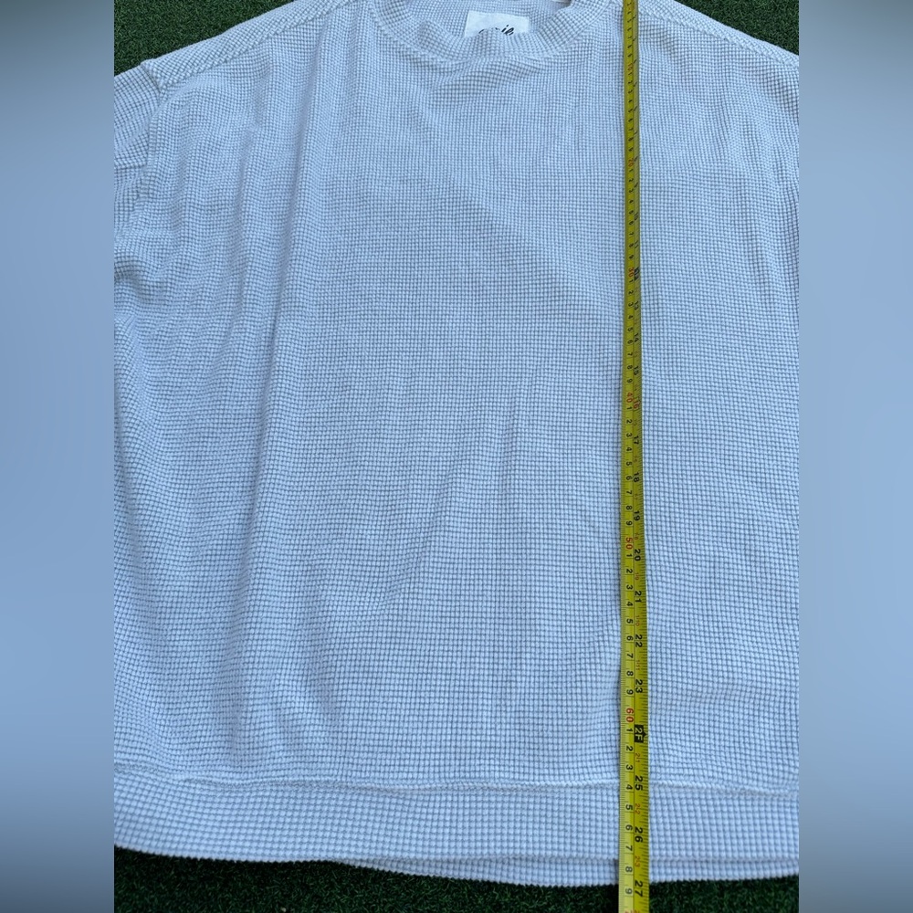 Aeria women’s s Light Gray Crewneck oversized Sweater Sz XS - Picture 8 of 9